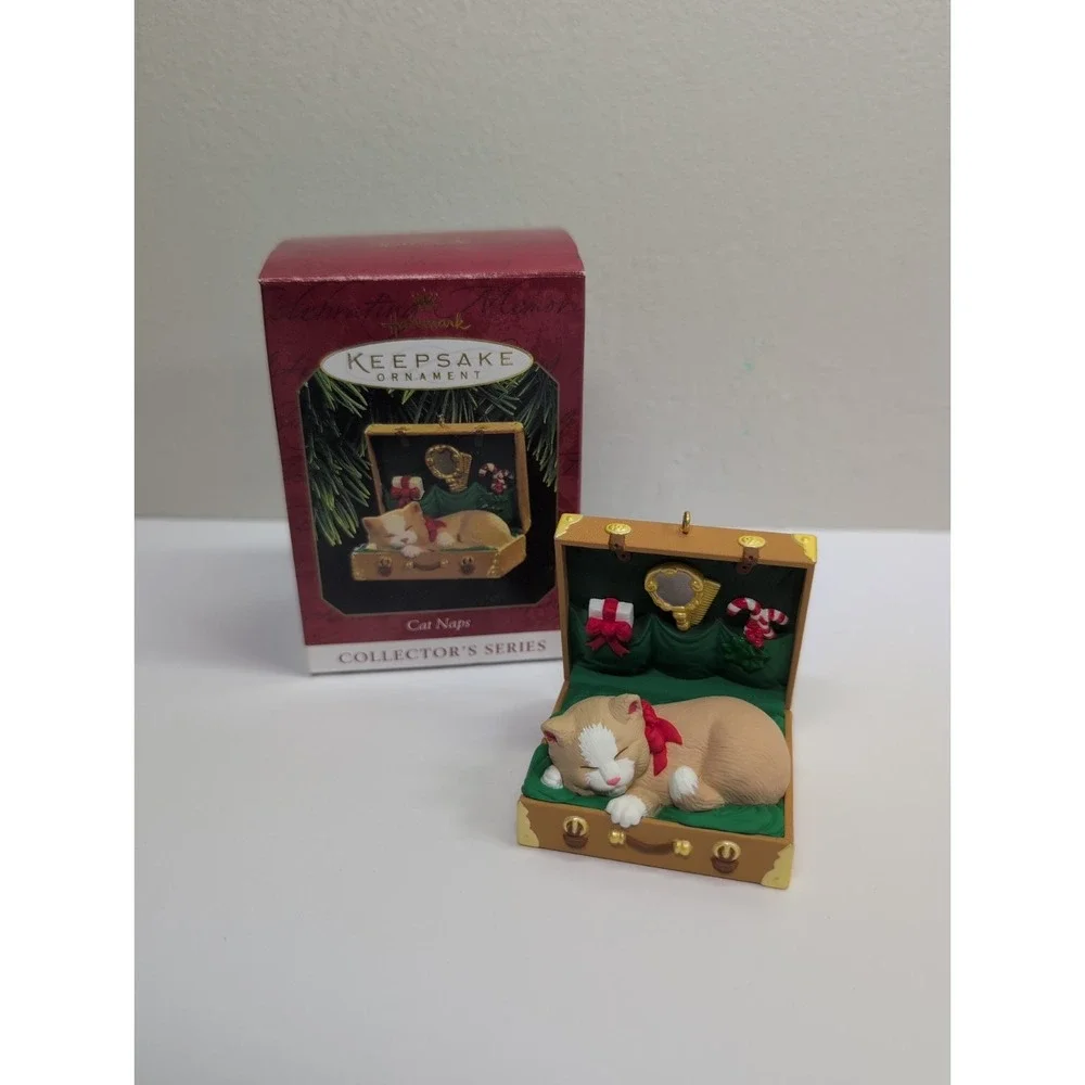 1997 Hallmark Ornament Cat Naps by Katrina Brinker – Preowned w/ Box